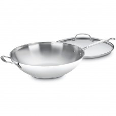 Cuisinart Chef’s Classic Stainless Steel Stir Fry Wok with Lid CUI1847